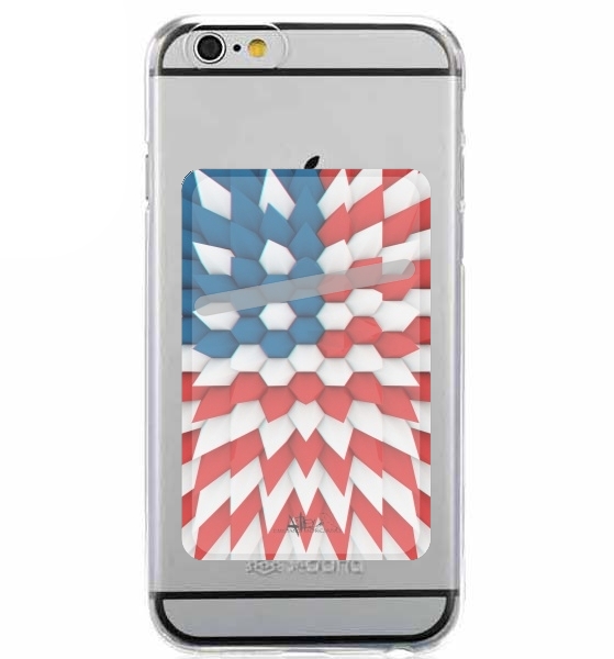  3D Poly USA flag para Slot Card