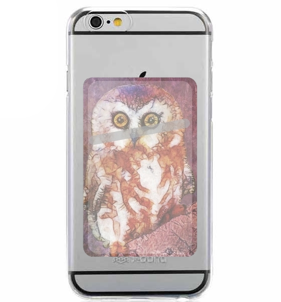  abstract cute owl para Slot Card