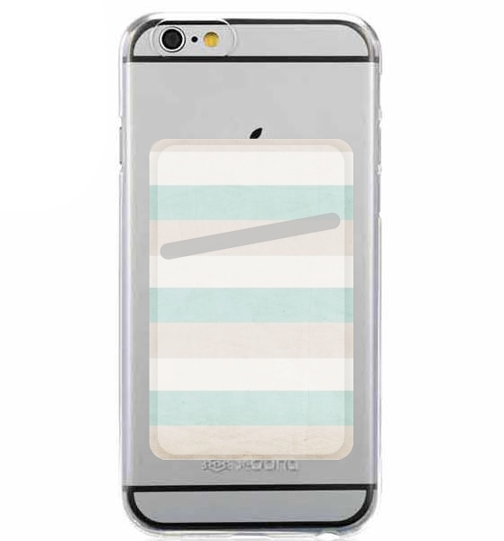  aqua and sand stripes para Slot Card