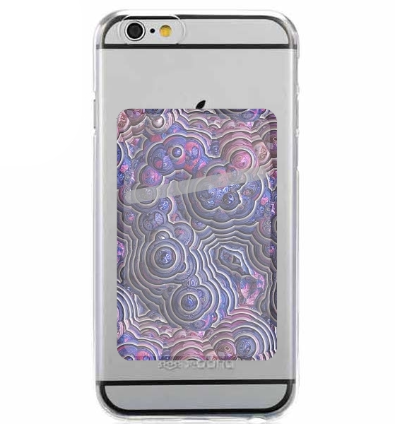  Blue pink bubble cells pattern para Slot Card