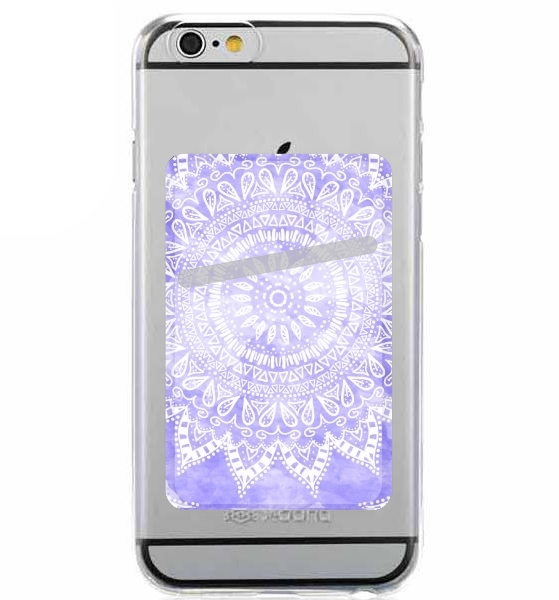  Bohemian Flower Mandala in purple para Slot Card