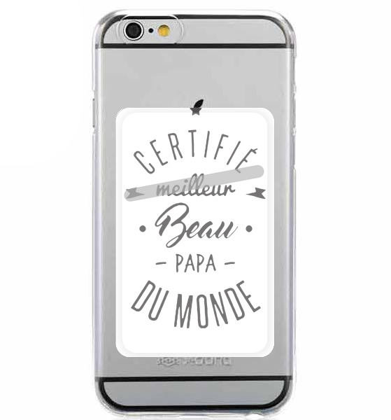  Certifie meilleur beau papa para Slot Card