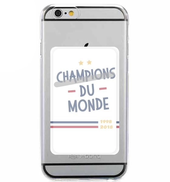  Champion du monde 2018 Supporter France para Slot Card