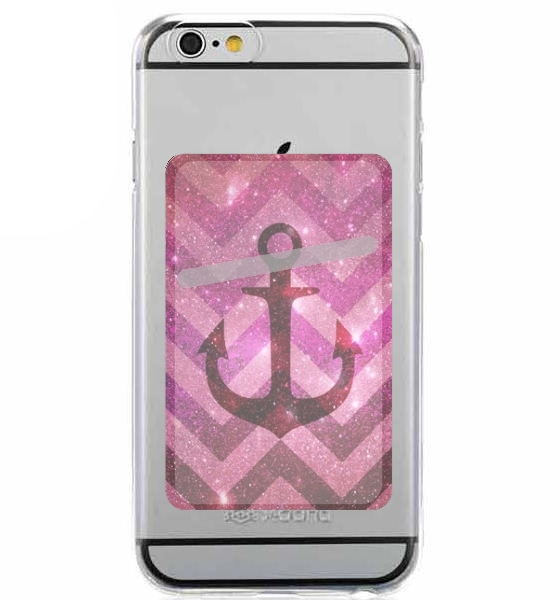  Anchor party chevron in galaxy Pink para Slot Card