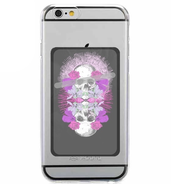  Flowers Skull para Slot Card