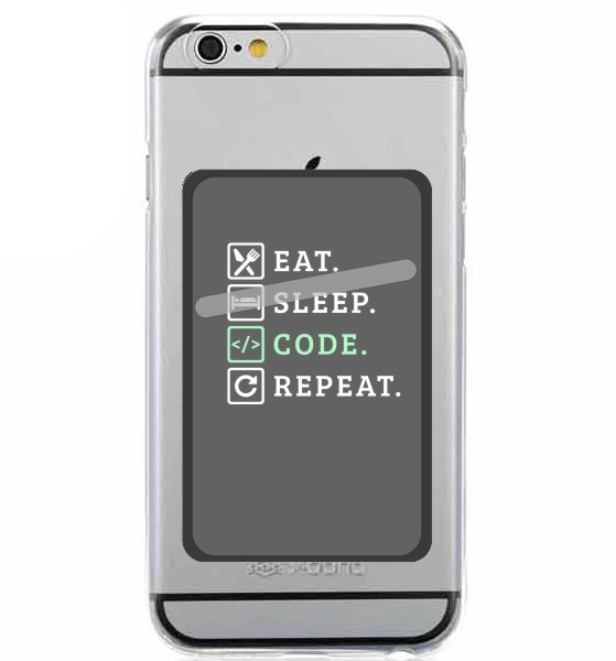  Eat Sleep Code Repeat para Slot Card