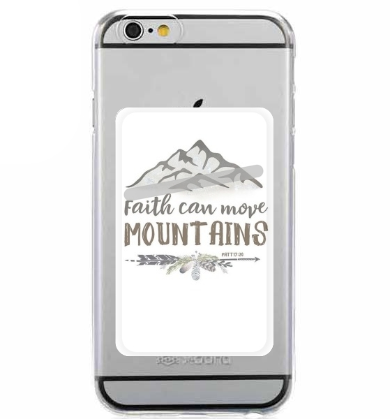  Faith can move montains Matt 17v20 Bible Blessed Art para Slot Card