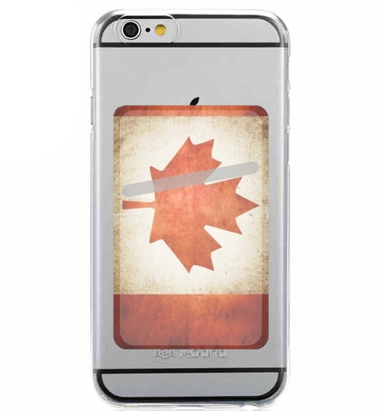  Canadian Flag Vintage para Slot Card