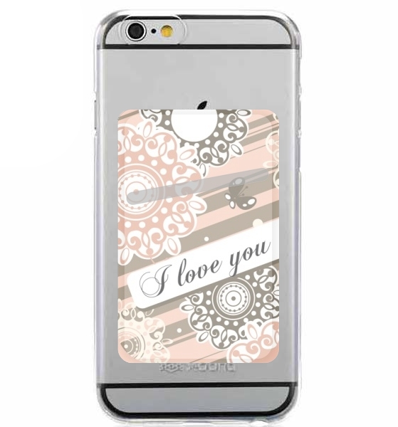  Flower Pastel I love you para Slot Card