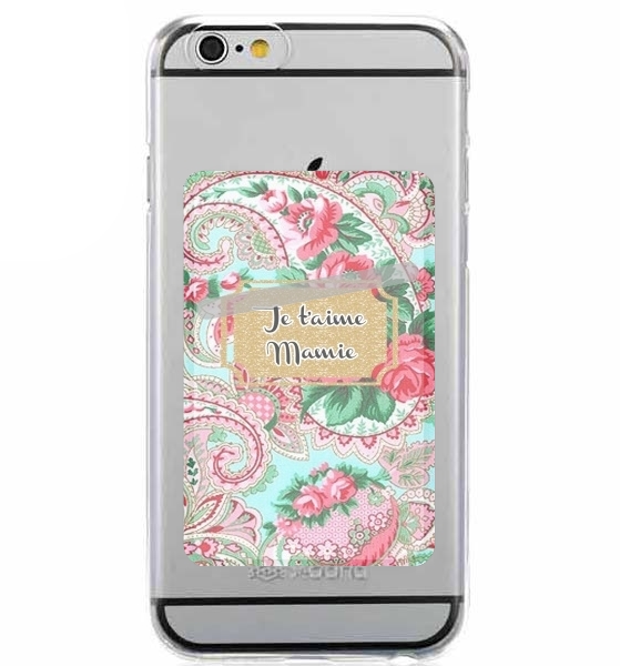  Floral Old Tissue - Je t'aime Mamie para Slot Card