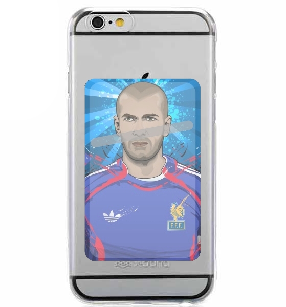  Football Legends: Zinedine Zidane France para Slot Card