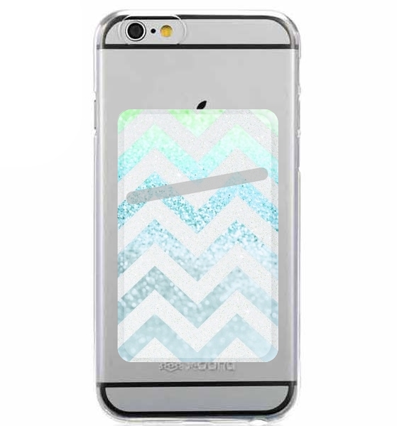  FUNKY CHEVRON BLUE para Slot Card