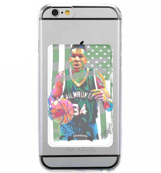  Giannis Antetokounmpo grec Freak Bucks basket-ball para Slot Card