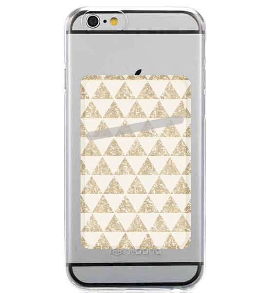  Glitter Triangles in Gold para Slot Card