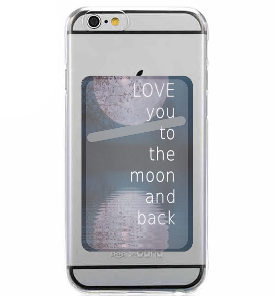  I love you to the moon and back para Slot Card