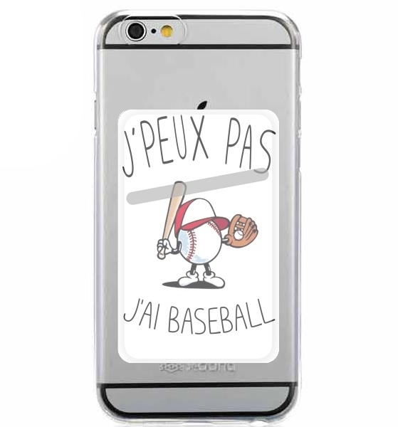  Je peux pas j'ai Baseball para Slot Card