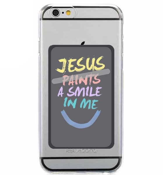  Jesus paints a smile in me Bible para Slot Card