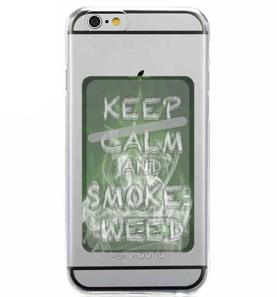  Keep Calm And Smoke Weed para Slot Card