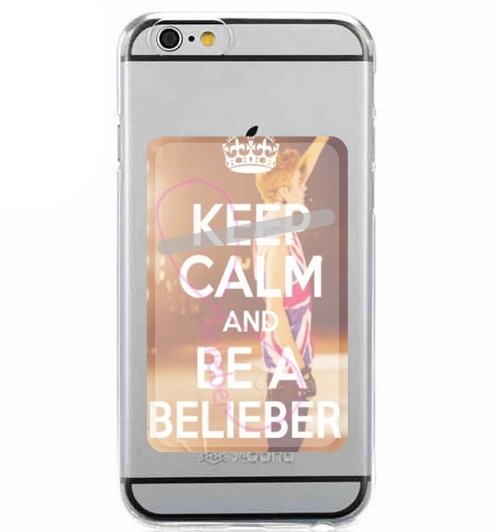  Keep Calm And Be a Belieber para Slot Card