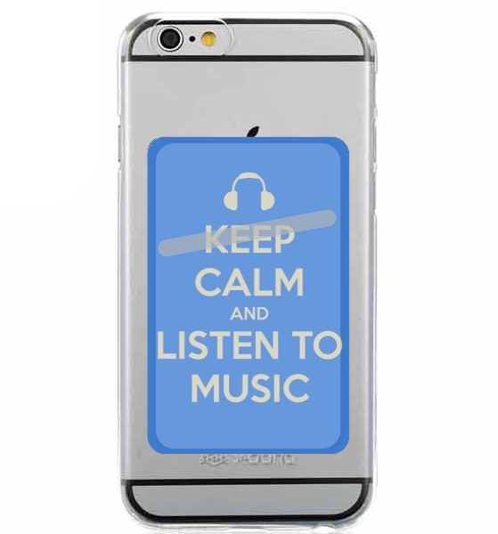  Keep Calm And Listen to Music para Slot Card