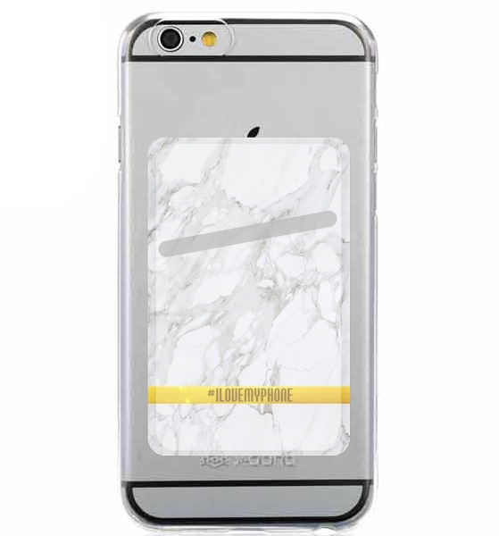  Minimal Marble White para Slot Card