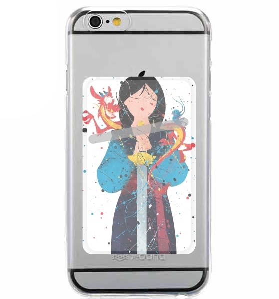  Mulan Princess Watercolor Decor para Slot Card