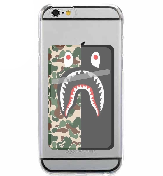  Shark Bape Camo Military Bicolor para Slot Card