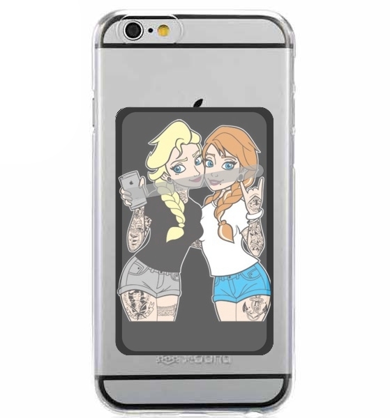  Sisters Selfie Tatoo Punk Elsa Anna para Slot Card