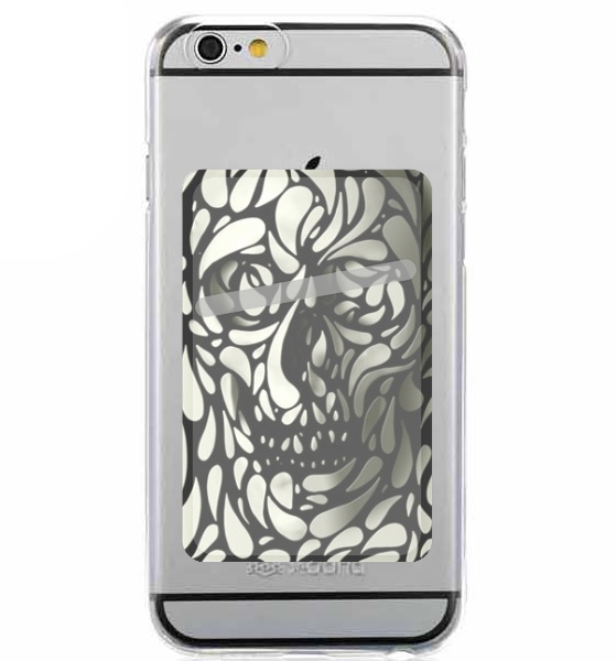  Skull Zebra White And Black para Slot Card