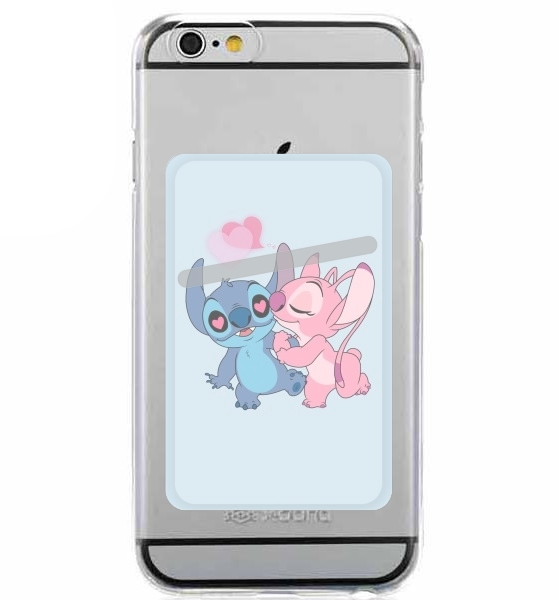  Stitch Angel Love Heart pink para Slot Card