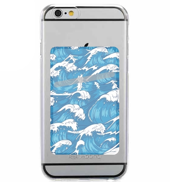  Storm waves seamless pattern ocean para Slot Card