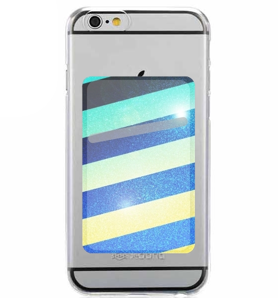  Striped Colorful Glitter para Slot Card