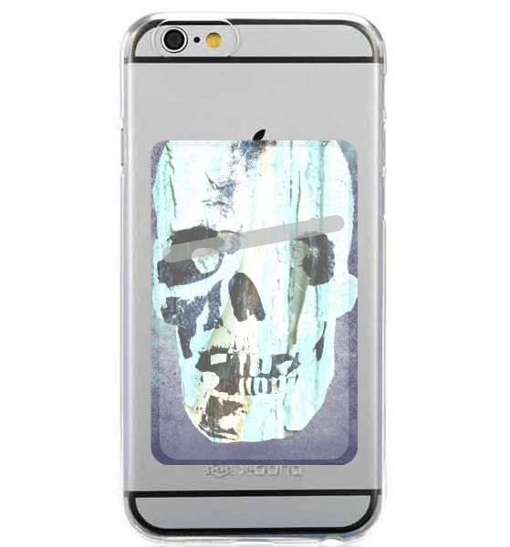  Vintage Blue Skull para Slot Card