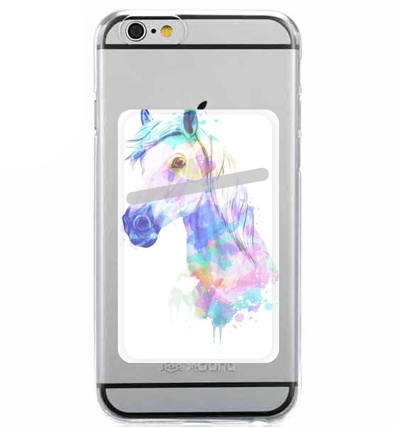  watercolor horse para Slot Card