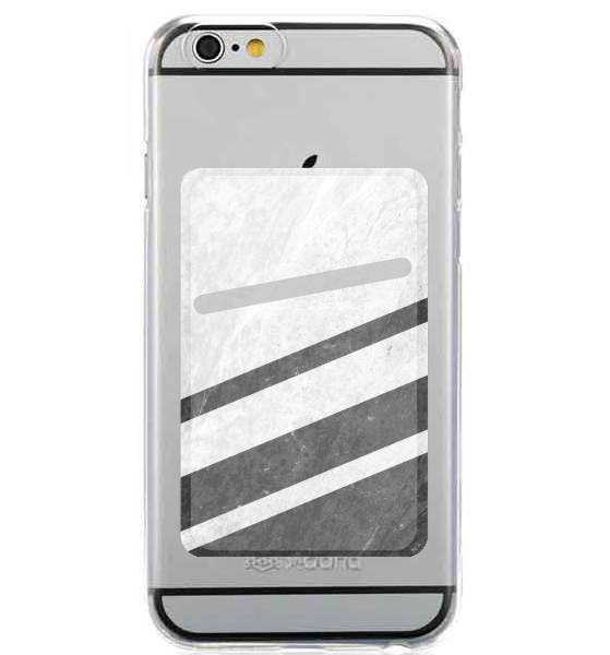  White Striped Marble para Slot Card