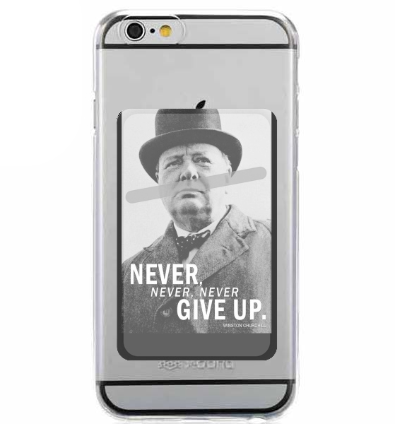  Winston Churcill Never Give UP para Slot Card