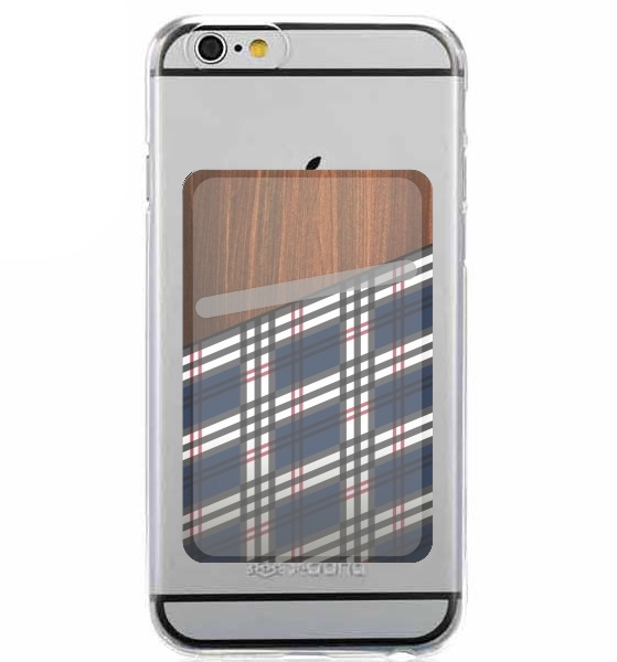  Wooden Scottish Tartan para Slot Card