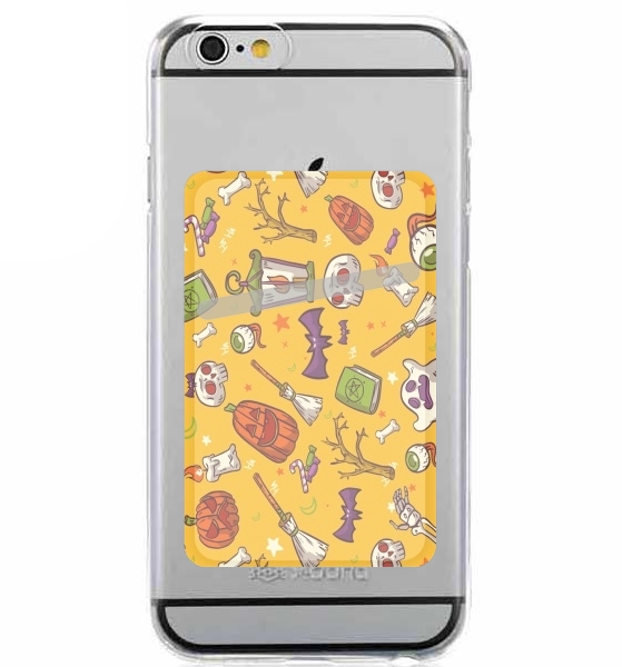  Yellow Halloween Pattern para Slot Card