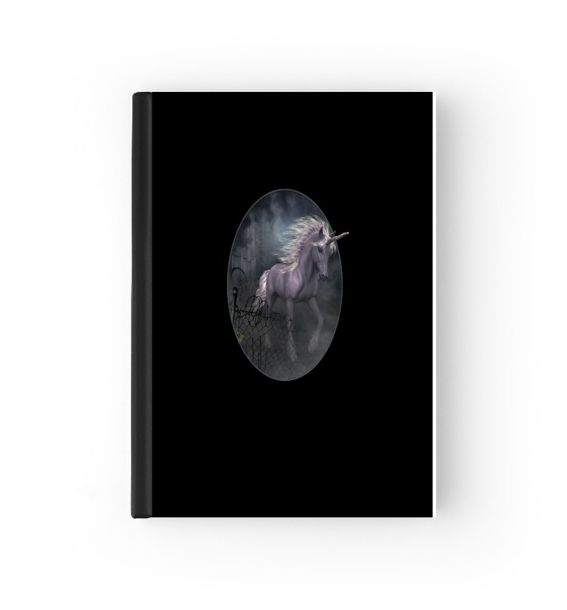  A dreamlike Unicorn walking through a destroyed city para Personalizable calendario escolar