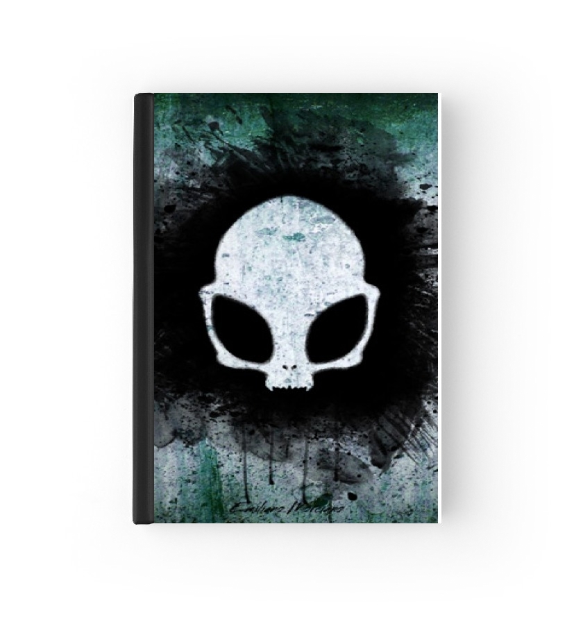  Skull alien para cubierta de pasaporte