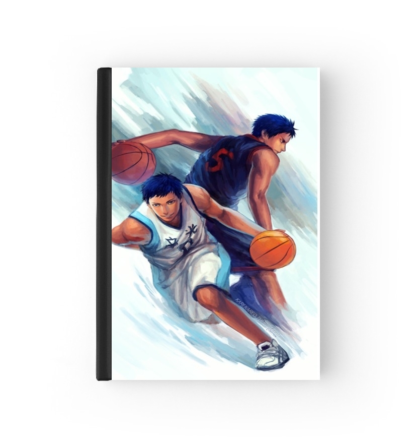  Aomine Basket Kuroko Fan ART para cubierta de pasaporte