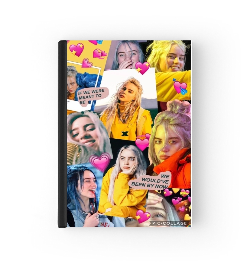  billie eilish collage para cubierta de pasaporte