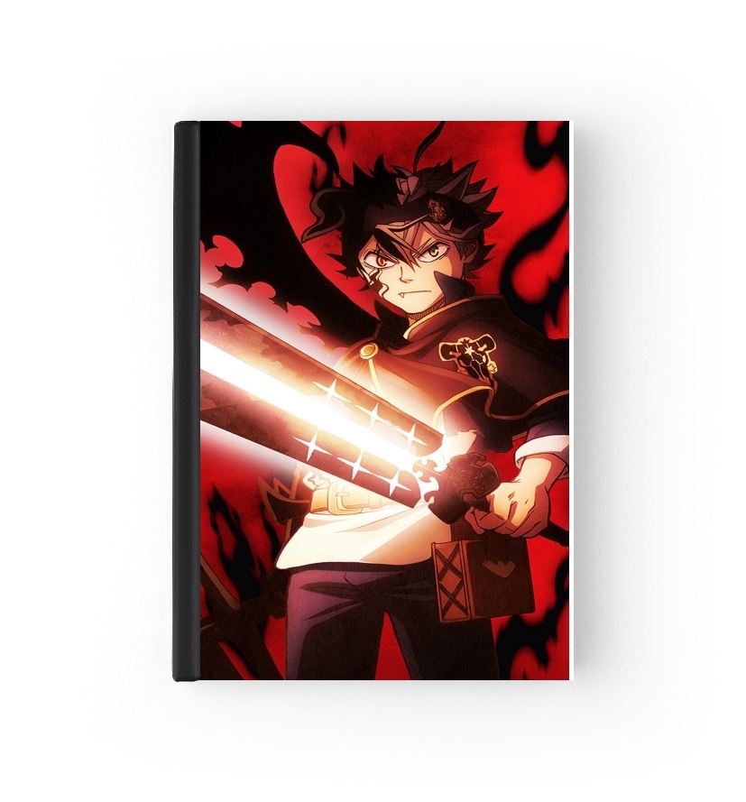  Black Clover Asta The Demon para cubierta de pasaporte