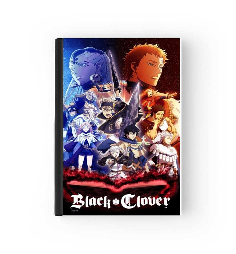  Black Clover para cubierta de pasaporte