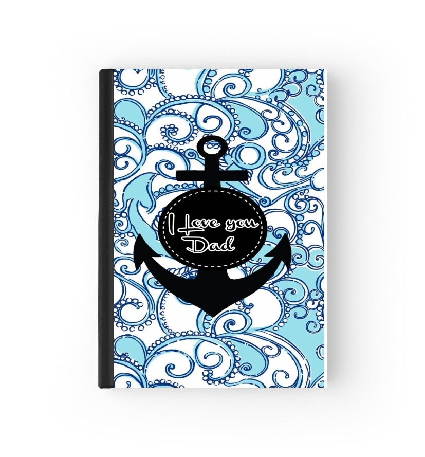  Blue Water - I love you Dad para Personalizable calendario escolar