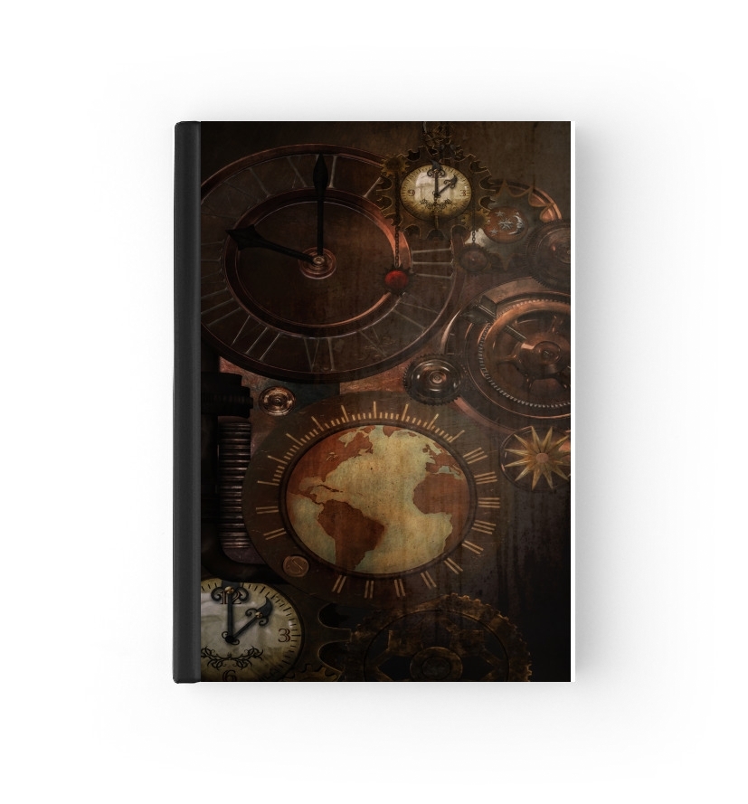  Brown steampunk clocks and gears para Personalizable calendario escolar