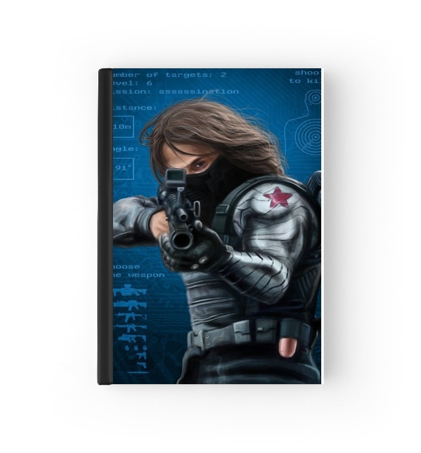  Bucky Barnes Aka Winter Soldier para cubierta de pasaporte