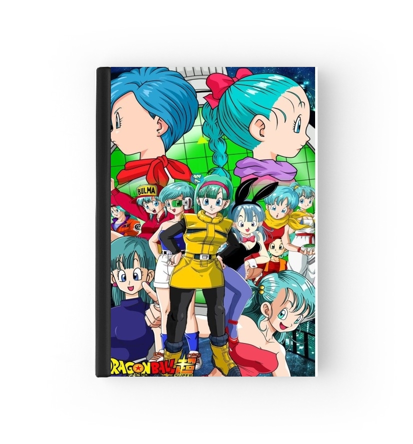  Bulma Dragon Ball super art para cubierta de pasaporte