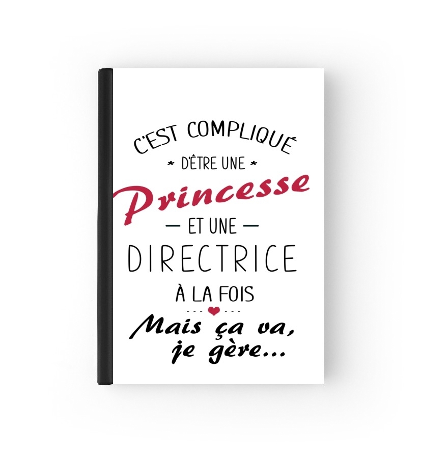  Cest complique detre une princesse et une directrice para cubierta de pasaporte