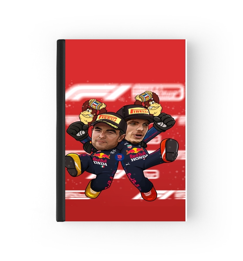  Checo Perez And Max Verstappen para Personalizable calendario escolar